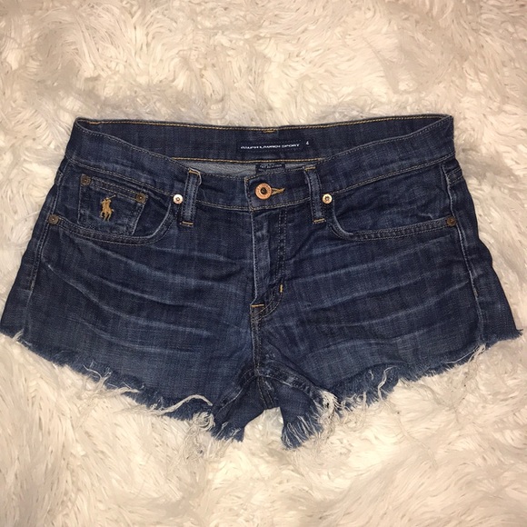 Ralph Lauren Pants - Ralph Lauren cutoff mini jean shorts